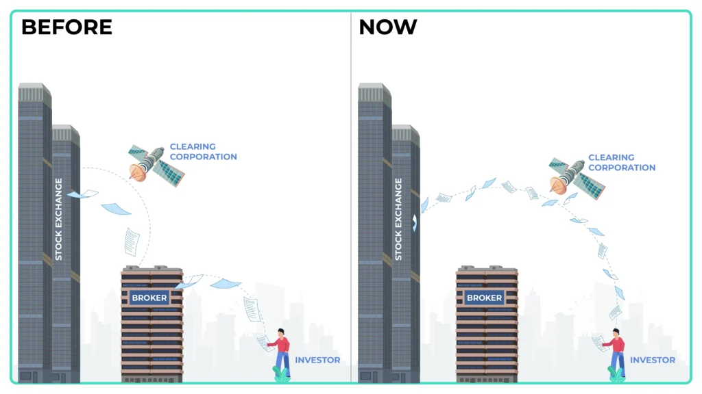 The image represents the change in the securities payout rule of SEBI