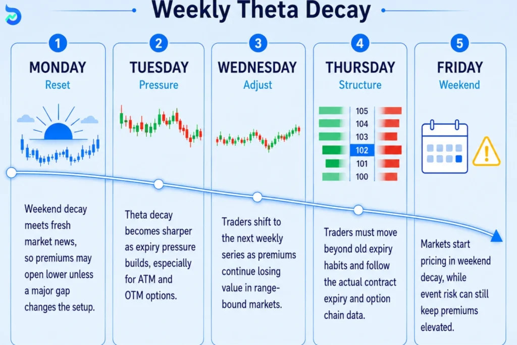 The 7-Day Theta Decay Cycle: When Options Lose Value Fastest & How to Trade Around It 1 theta decay
